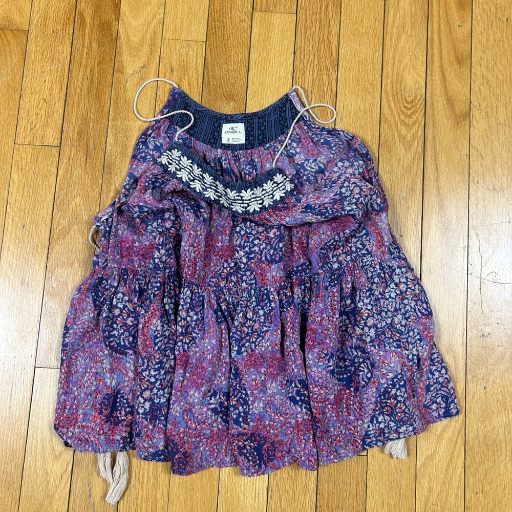 Floral Women’s O’Neill Top - Blue and Pink